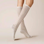 Kunert Dames Kniekousen AJOUR 110237410 - Jambelles