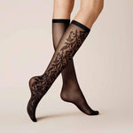 Kunert Dames Kniekousen FLORAL ROMANCE 110172910 - Jambelles