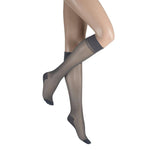 Kunert Dames Kniekousen Kniestrumpf Cotton Sole 110179800 - Jambelles