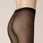 Kunert Dames Panty WINTER CHECKS 110375910 - Jambelles