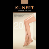 Kunert Dames Pantysokjes Fein Socken Cotton Sole 110169800 - Jambelles