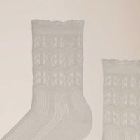 Kunert Dames Sokken Romantic Ajour 110500018 - Jambelles