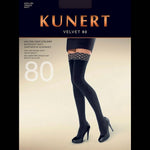 Kunert Dames Stay-up Kousen Velvet 80 110105000 - Jambelles