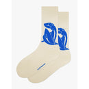 Kunstsokken Dames & Heren Fantasie Sokken Blue Nude CH-BLN - Jambelles