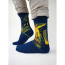 Kunstsokken Dames & Heren Fantasie Sokken Caféterras bij Nacht CH-CTN - Jambelles