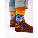 Kunstsokken Dames & Heren Fantasie Sokken De Schreeuw CH-SCR - Jambelles