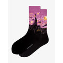 Kunstsokken Dames & Heren Fantasie Sokken De Sterrennacht STN01 - Jambelles