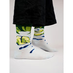 Kunstsokken Dames & Heren Fantasie Sokken Dog Lying in the Snow CH-DLS - Jambelles