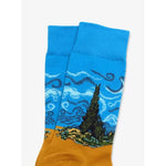 Kunstsokken Dames & Heren Fantasie Sokken Korenveld met Cipressen KMC01 - Jambelles