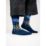 Kunstsokken Dames & Heren Fantasie Sokken Starry Night over the Rhone CH-SNR - Jambelles