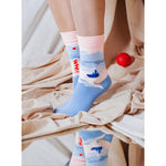 Kunstsokken Dames & Heren Fantasie Sokken Sunrise CH-IMP - Jambelles