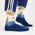 Kunstsokken Dames & Heren Fantasie Sokken The Fleets drawn up for Battle CH-SOT - Jambelles