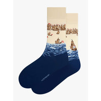 Kunstsokken Dames & Heren Fantasie Sokken The Fleets drawn up for Battle CH-SOT - Jambelles