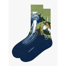 Kunstsokken Dames & Heren Fantasie Sokken The Waterfall of Amida CH-WAA - Jambelles
