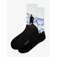 Kunstsokken Dames & Heren Fantasie Sokken Wanderer Above the Sea of Fog CH-WAS - Jambelles