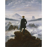 Kunstsokken Dames & Heren Fantasie Sokken Wanderer Above the Sea of Fog CH-WAS - Jambelles