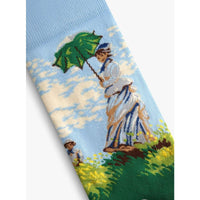 Kunstsokken Dames & Heren Fantasie Sokken Woman with Parasol CH-WWP - Jambelles