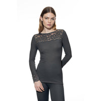 Mey Dames Hemd T-shirt long sleeve 66015 - Jambelles