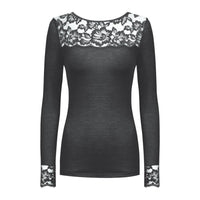 Mey Dames Hemd T-shirt long sleeve 66015 - Jambelles