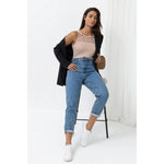 Mey Dames Hemd top 55011 - Jambelles