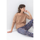 Mey Dames Nacht Shirt long-sleeved shirt 17442 - Jambelles