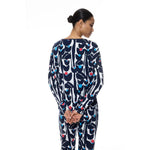 Mey Dames Nacht Shirt T-shirt long sleeve 1210013 - Jambelles