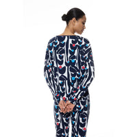 Mey Dames Nacht Shirt T-shirt long sleeve 1210013 - Jambelles