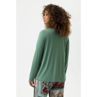 Mey Dames Nacht Shirt T-shirt long sleeve 1210082 - Jambelles