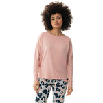 Mey Dames Nacht Shirt T-shirt long sleeve 17628 - Jambelles