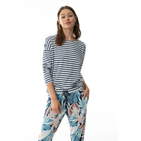 Mey Dames Nacht Shirt T-shirt long sleeve 17632 - Jambelles