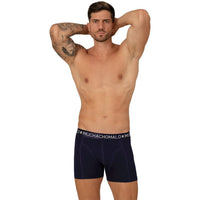 Muchachomalo Heren Boxer Men 12-Pack Short Print/Solid U-Golden1010 - Jambelles