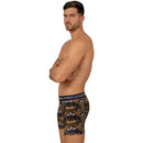 Muchachomalo Heren Boxer Men 12-Pack Short Print/Solid U-Golden1010 - Jambelles