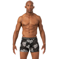 Muchachomalo Heren Boxer Men 2-Pack Panther Short print/solid 2P PANTHER1132 - Jambelles