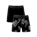 Muchachomalo Heren Boxer Men 2-Pack Panther Short print/solid 2P PANTHER1132 - Jambelles