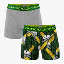 Muchachomalo Heren Boxer Men 2-Pack Shorts Panda PANDA1010 - Jambelles