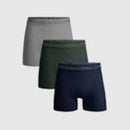 Muchachomalo Heren Boxer Men 3-Pack Short Solid SOLID1010 - Jambelles
