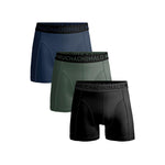 Men 3-pack Boxer Shorts Solid Microfiber 3P U-MICROFIB1010
