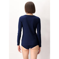 Oroblu Dames Hemd Perfect Line Cotton - T-Shirt Long VOBT01676 - Jambelles