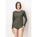 Oroblu Dames Hemd Perfect Line Cotton - T-Shirt Long VOBT01676 - Jambelles