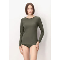 Oroblu Dames Hemd Perfect Line Cotton - T-Shirt Long VOBT01676 - Jambelles