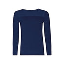 Oroblu Dames Hemd PERFECT LINE T-Shirt Long Sleeve Carre Tulle VOBT01595 - Jambelles