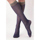 Oroblu Dames Kniekousen Checked Lace 20 Kniekous VOBC67921 - Jambelles