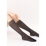 Oroblu Dames Kniekousen Checked Lace 20 Kniekous VOBC67921 - Jambelles