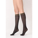 Oroblu Dames Kniekousen Checked Lace 20 Kniekous VOBC67921 - Jambelles