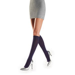 Oroblu Dames Kniekousen Fine Cotton Cynthia Kneehigh Plain VOBFC 10KO - Jambelles