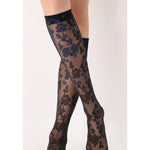 Oroblu Dames Kniekousen Shaded Roses 20 Kniekous VOBC67920 - Jambelles