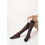 Oroblu Dames Kniekousen Sparkly Lace 40 Kniekous VOBC67541 - Jambelles