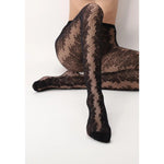 Oroblu Dames Panty Floral Net VOBC67131 - Jambelles