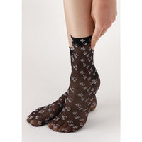 Oroblu Dames Panty Kniekousen Demi-Bas Blossom Sok VOBC67016 - Jambelles