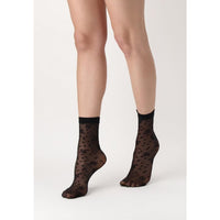 Oroblu Dames Panty Kniekousen Demi-Bas Blossom Sok VOBC67016 - Jambelles